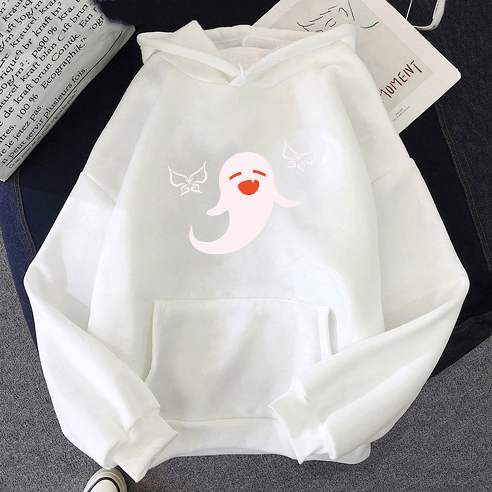 Cartoon Anime Hooded Sweatshirt — side view
