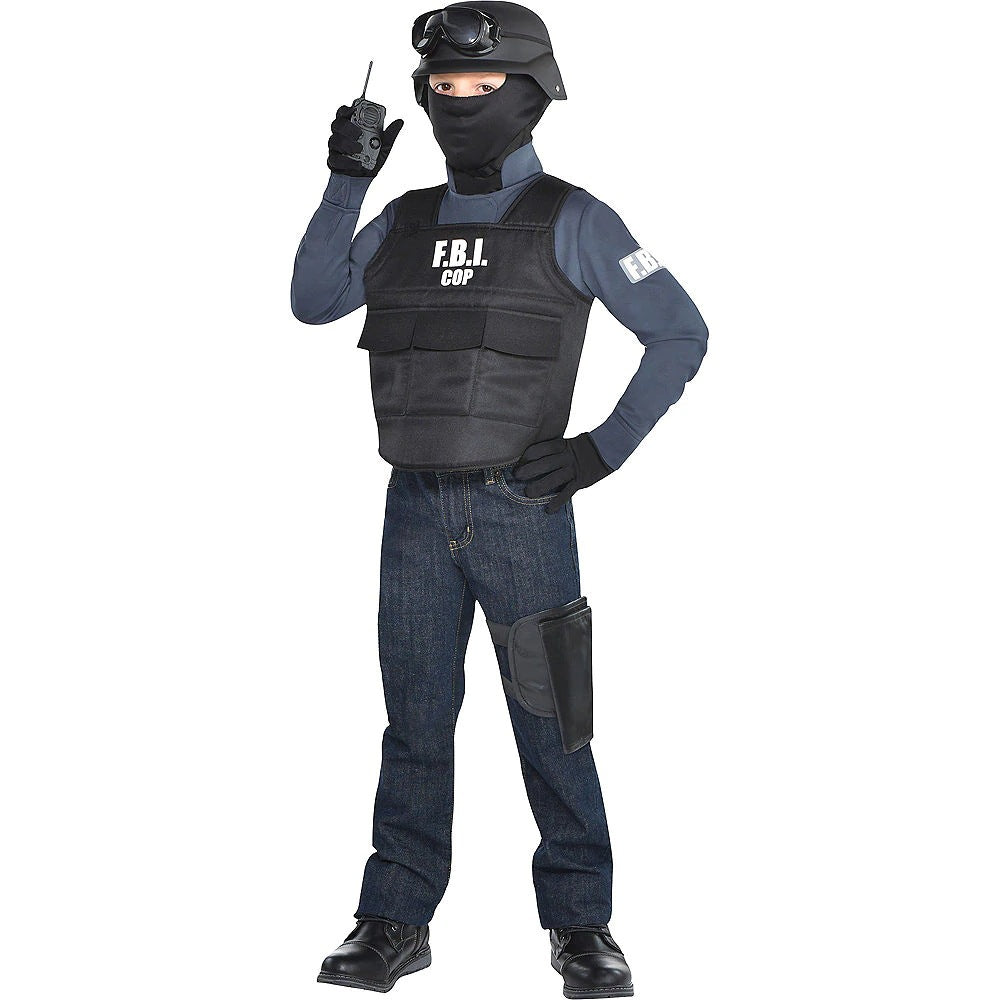 Children's Cosplay Clothes FBI Agent Bullet | Magic Stories
