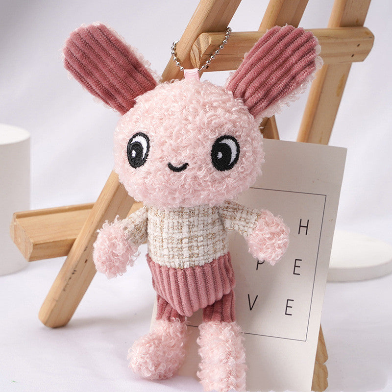 Plush Toy Pudding Bear Doll Pendant Bear Plush — back view