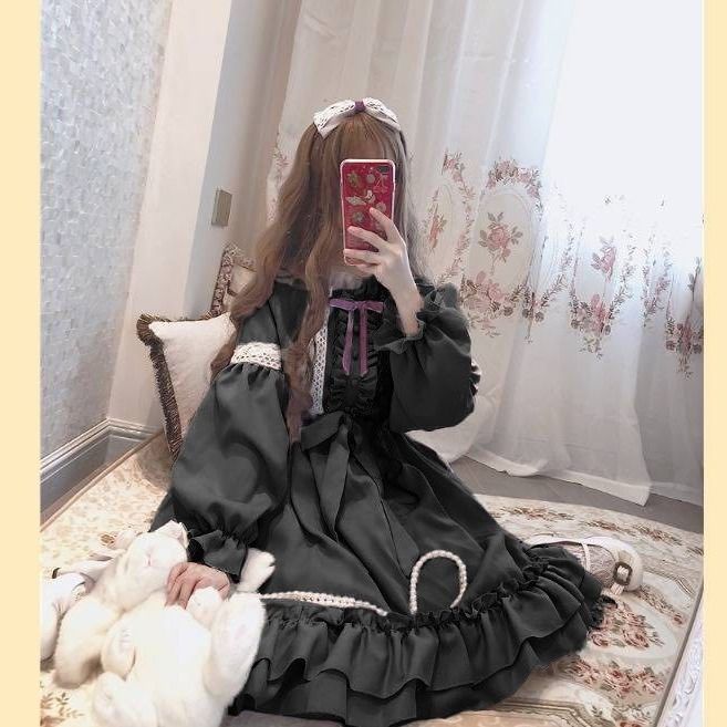 Lolita Skirt Soft Girl Lolita Dress — detail