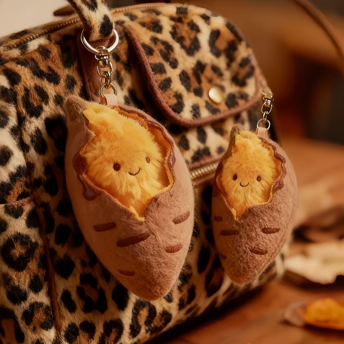 Cute Tongtong Plush Keychain — packaging