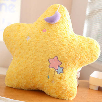 Star Pattern Pillow For Girls Sleeping Moon | Magic Stories