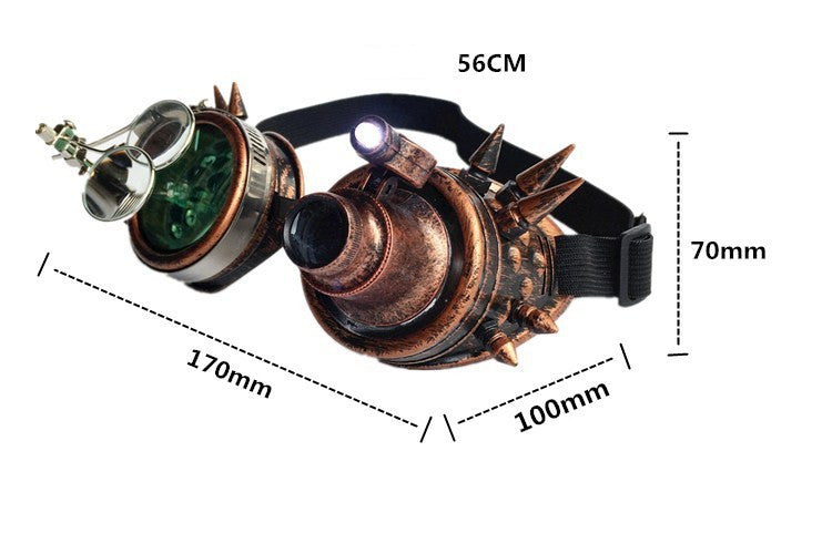 Halloween Steampunk Goggles Plus LED Lights | Magic Stories