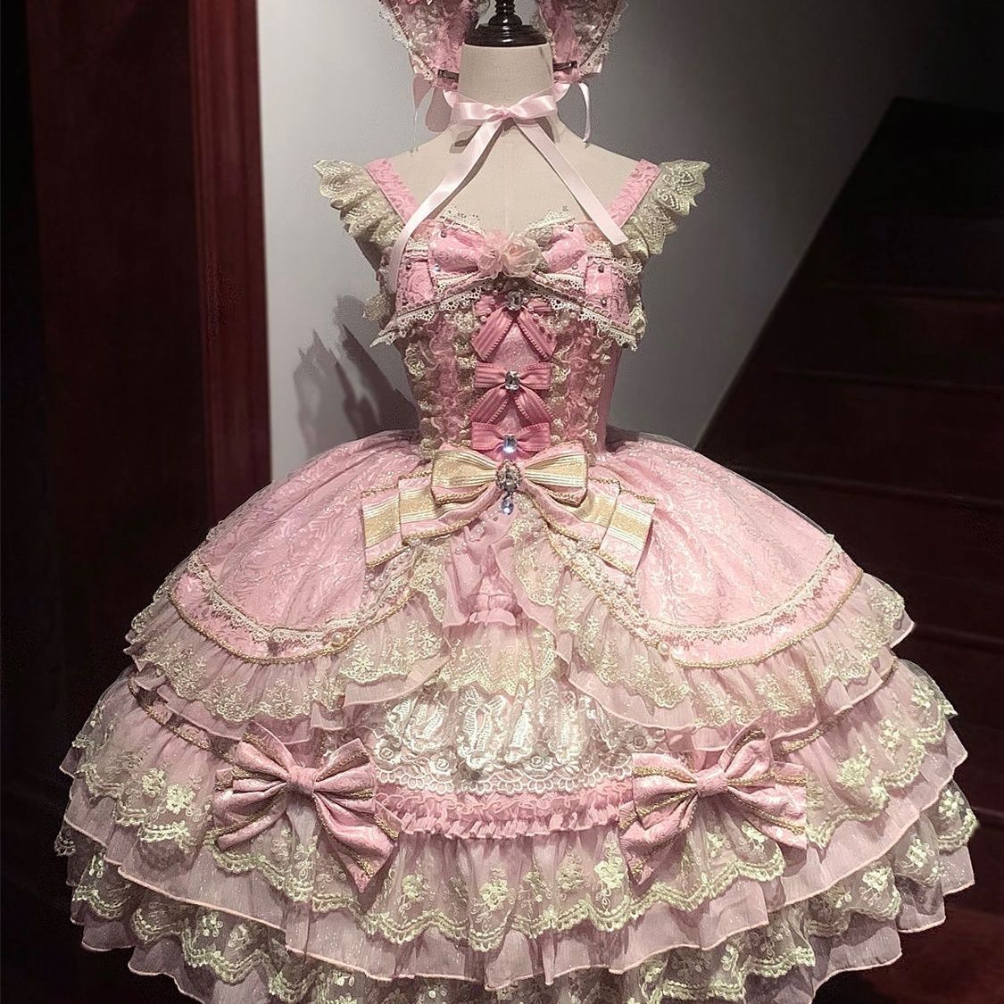 Creative Lolita Suspender Dress For Women — side view