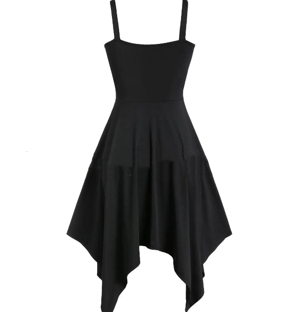 Irregular Dress Gothic Punk Dress — detail