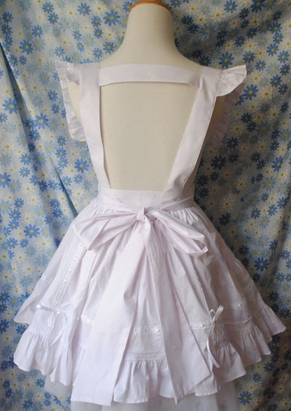 Dress Japanese Strap Dress Maid Apron Lolita | Magic Stories