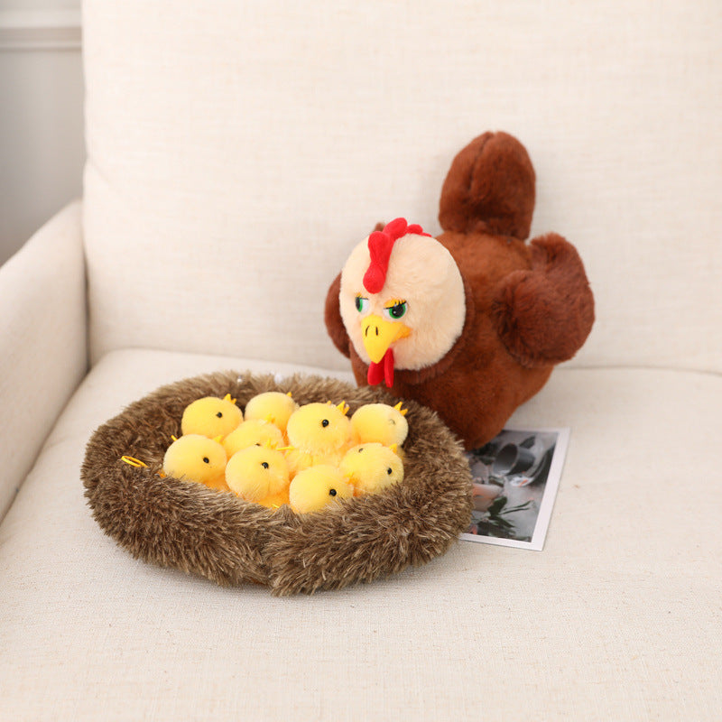 Big Rooster Doll Old Hen Plush Toy | Magic Stories