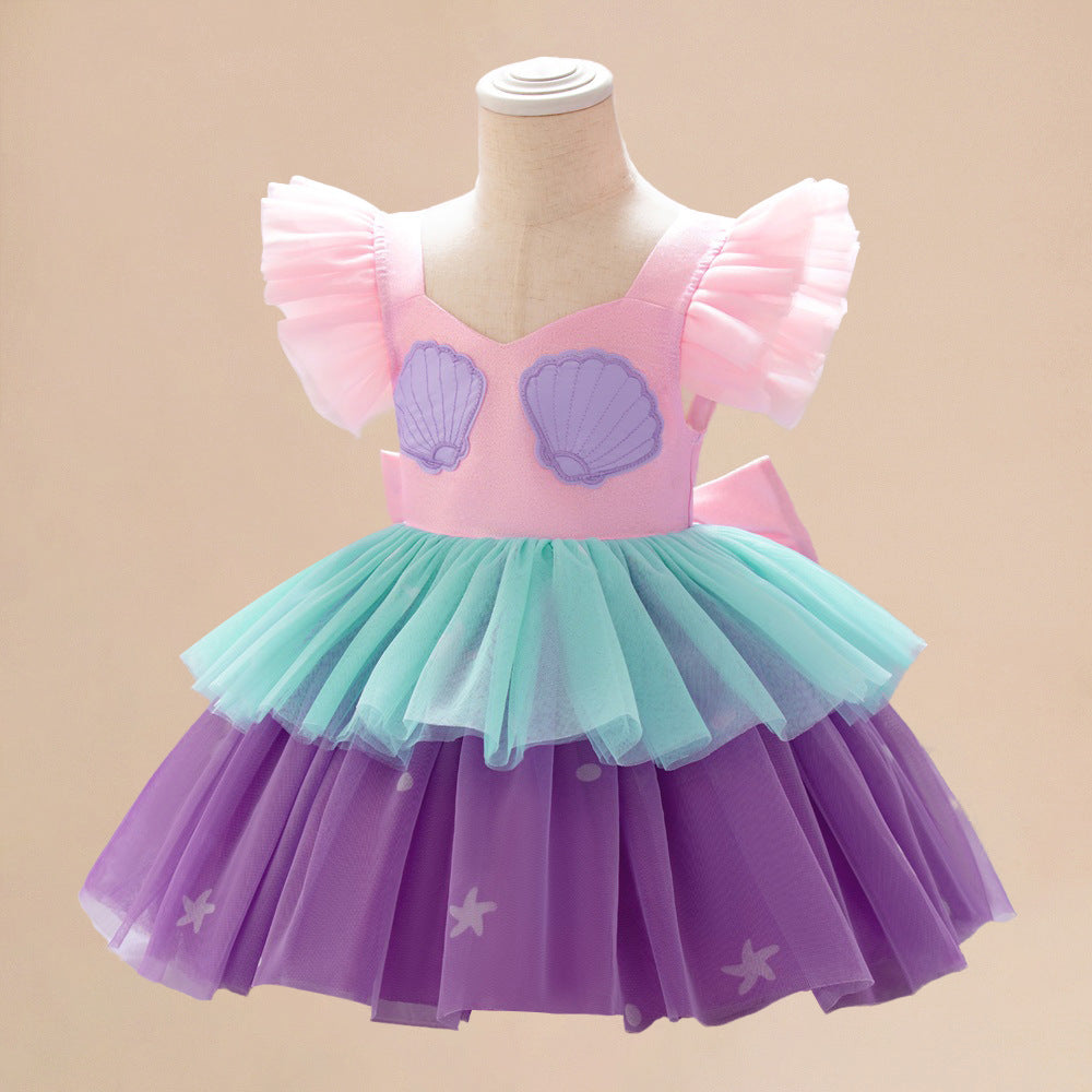 Mermaid Costume Girls' Double Layer Gauzy | Magic Stories