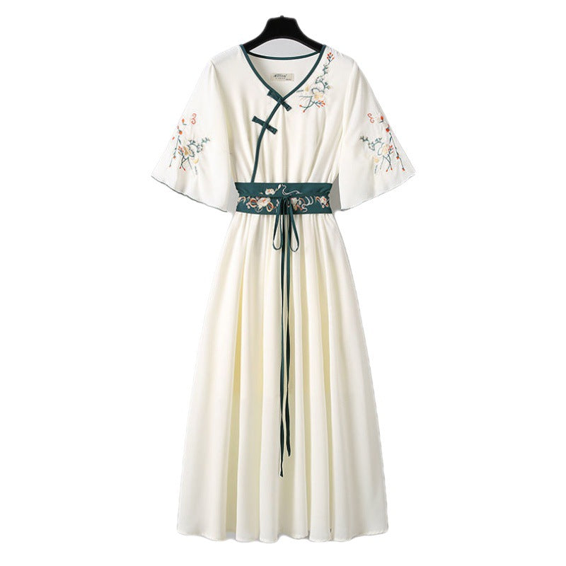 Women's Summer Embroidery Improved Hanfu | Magic Stories