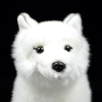 Simulation White Fox Arctic Fox Doll Plush | Magic Stories