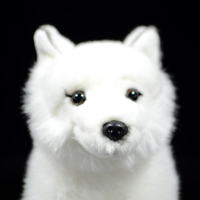 Simulation White Fox Arctic Fox Doll Plush | Magic Stories