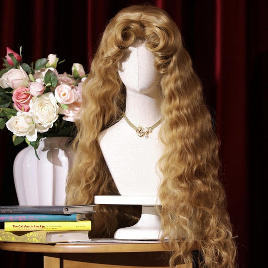 French Fluffy Small Curls Lolita Long Wig