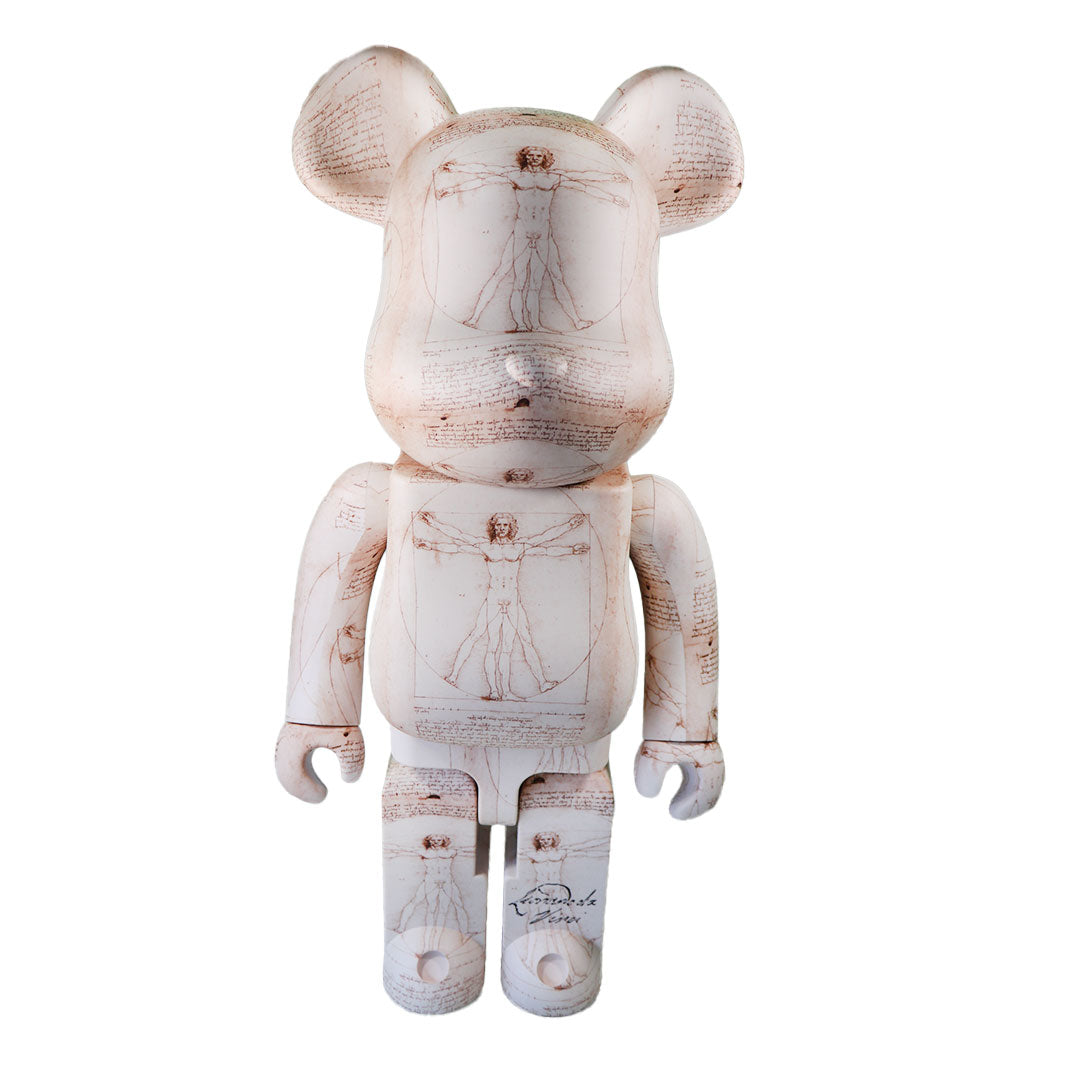 1000% Bearbrick Leonardo Da Vinci - L'homme de Vitruve