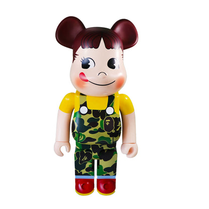 1000% Bearbrick BAPE × Pekochan (Green)