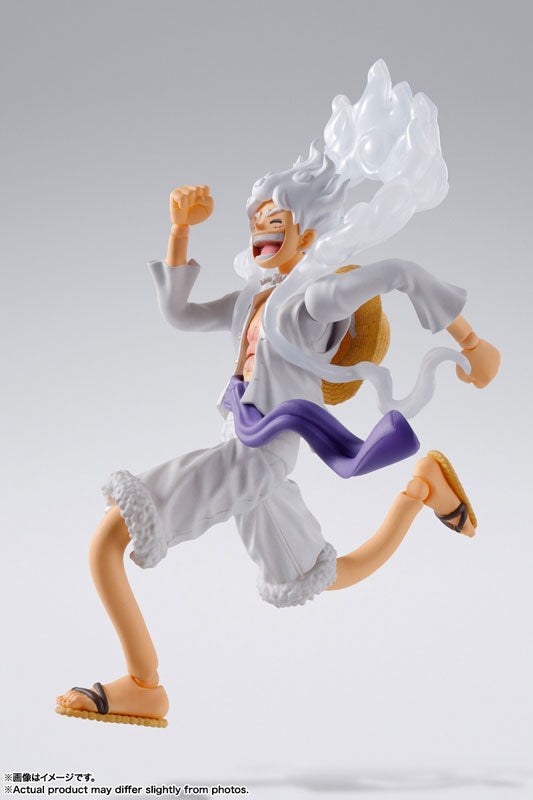 One Piece S.H.Figuarts Monkey D. Luffy (Gear 5) — side view