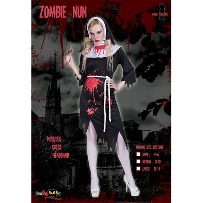Bloodstained nun zombie costume | Magic Stories