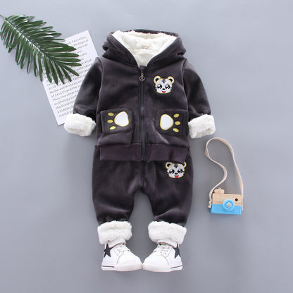 Golden mink plush winter clothing | Magic Stories