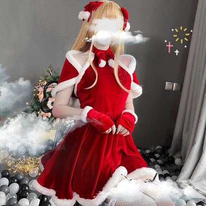 Christmas Women Dress Lady Santa Claus | Magic Stories