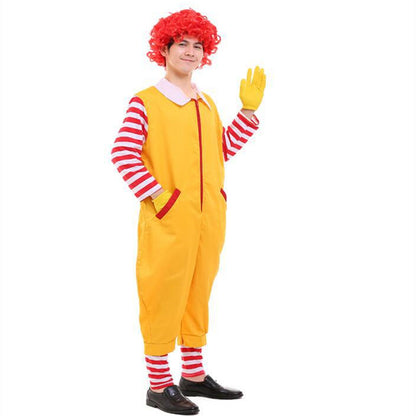 Christmas Children's Adult Clown Costume — detail