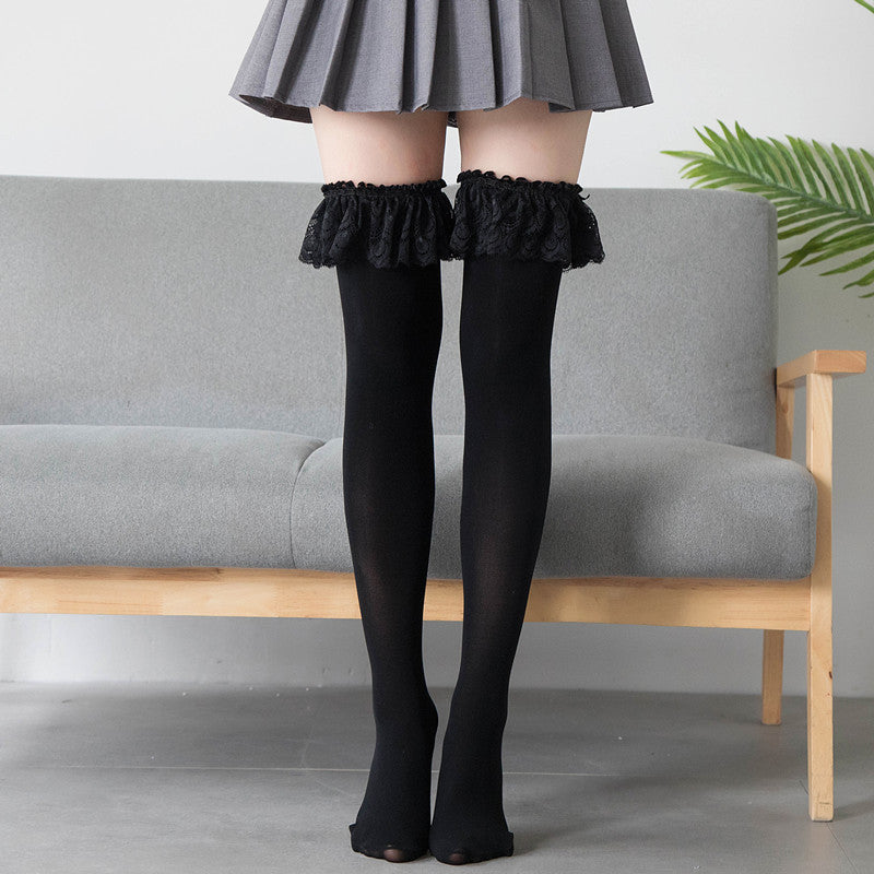 Women's Lolita Velvet Over The Knee | Magic Stories
