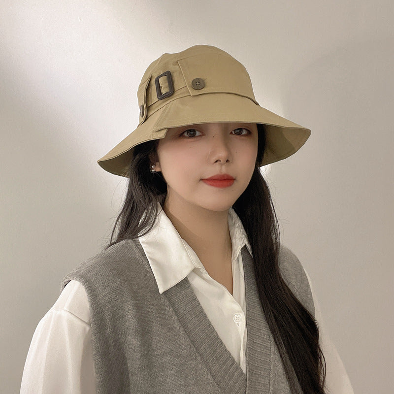All Matching Japanese Style Streetwear Retro Sun Hat That Flatters The Face For Fall And Winter — detail