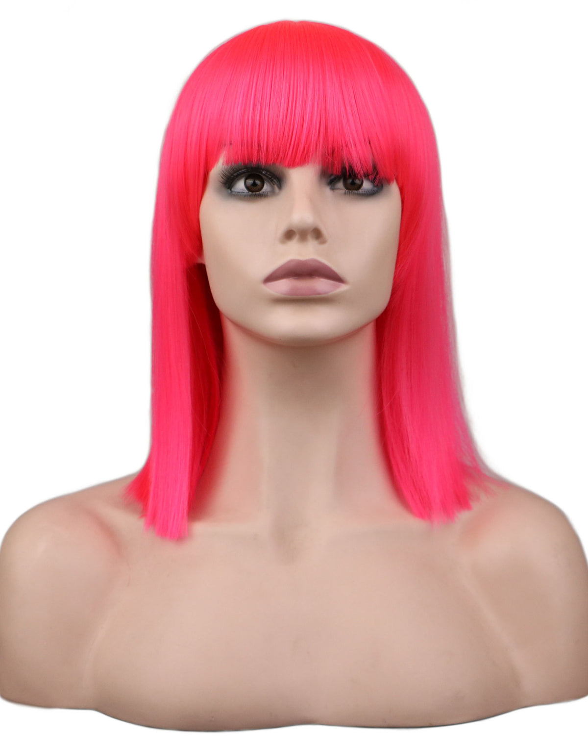 European and American anime color hair Cospoay wig — back view