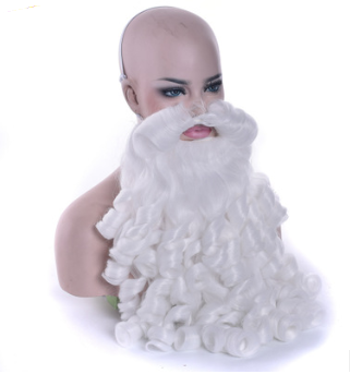 Christmas beard Santa wig cosplay headgear beard wig kit — packaging