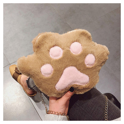 Plush bear paw cat claw shoulder messenger | Magic Stories