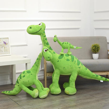 Dinosaur plush toy — side view