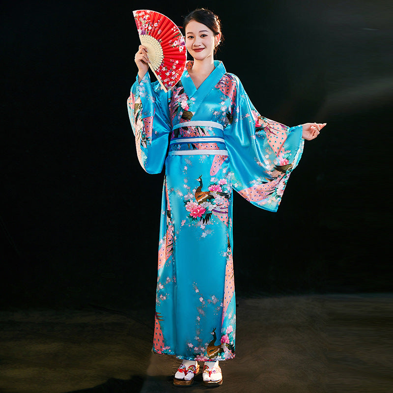 Traditional Ladies' Suit Bathrobe Anime Cosplay Photography Suit Kimono — scale reference