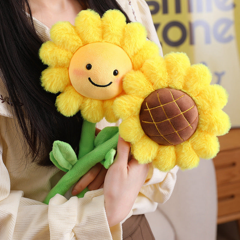Creative SUNFLOWER Colorful Flower Plush Toy | Magic Stories