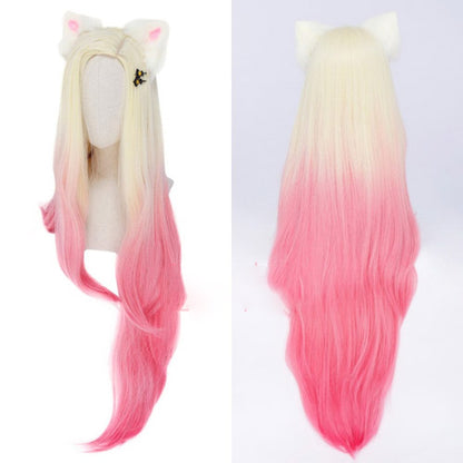 Ahri KDA Girl Group Fox Cosplay Costume One-piece Full Set — side view