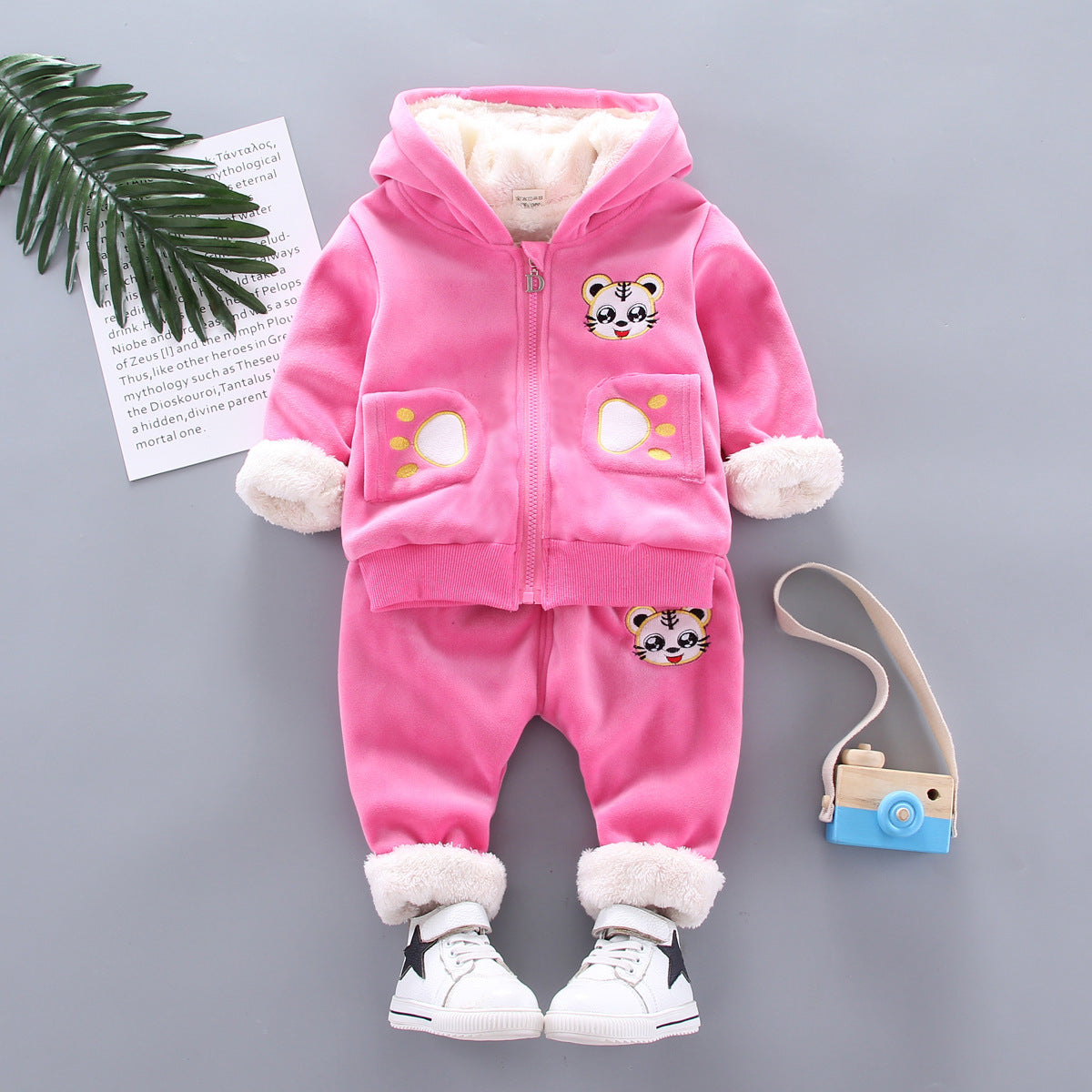 Golden mink plush winter clothing | Magic Stories