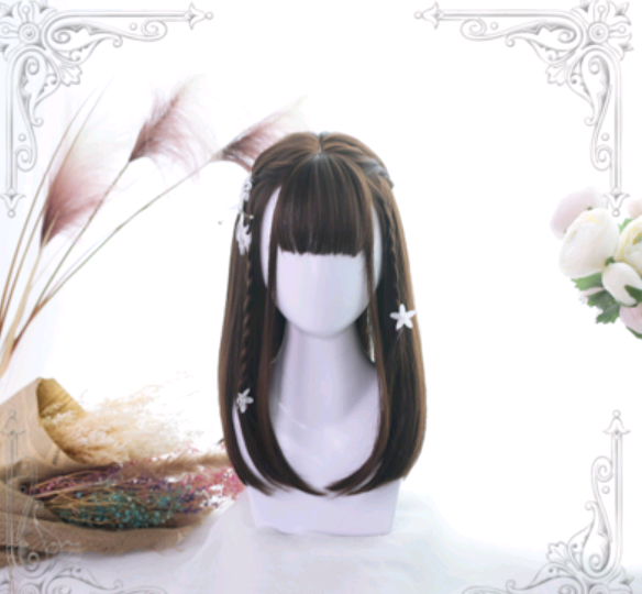 Lolita Wig Ji Fazhong Long Straight Wig Air | Magic Stories