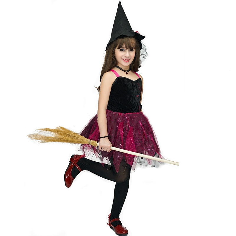 Little witch costume stage costume — side view