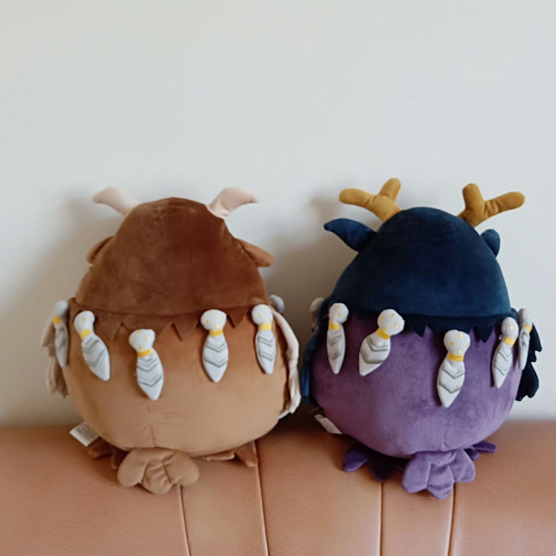 Owl plush doll — side view