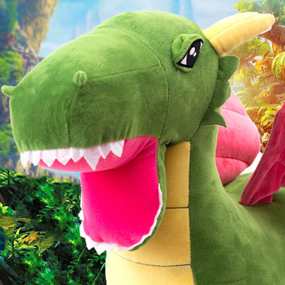 Dinosaur plush toy — detail
