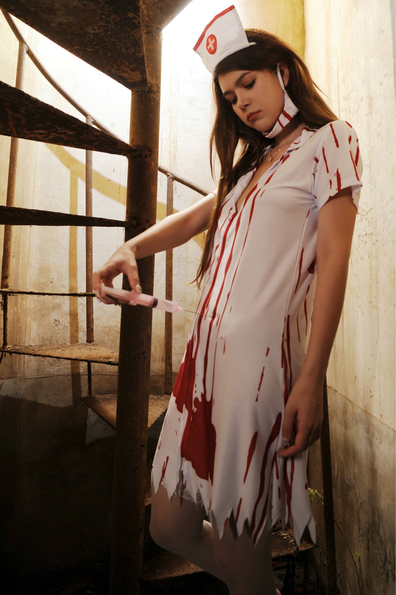 Zombie cosplay costume Vampire Costume — side view