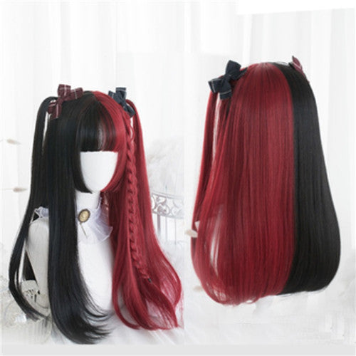Lolita women's ponytail wig — detail