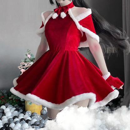 Christmas Women Dress Lady Santa Claus | Magic Stories