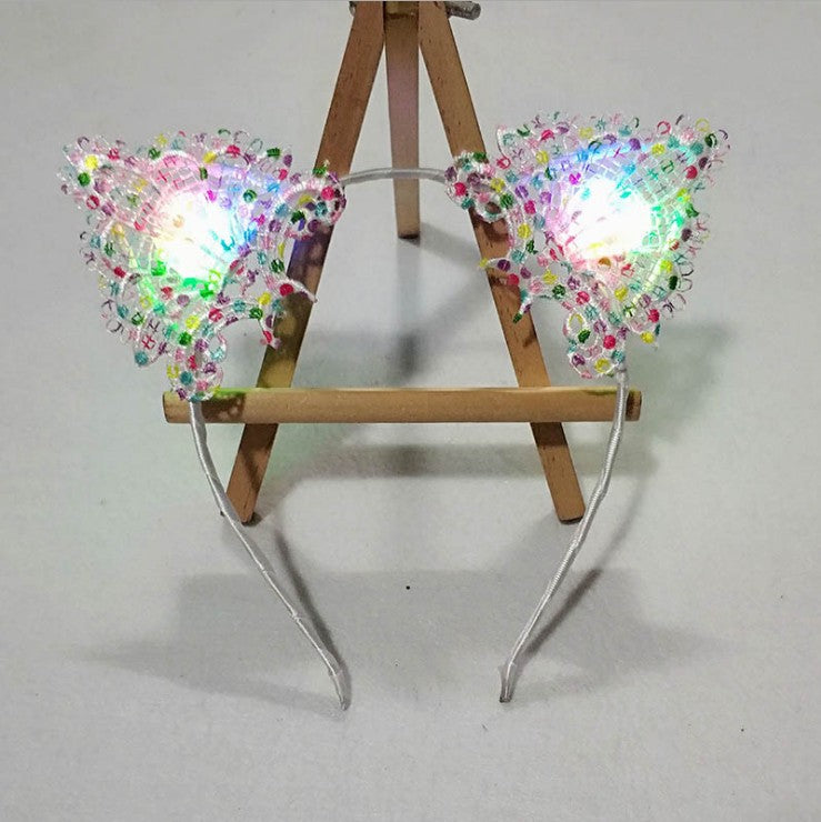 Glowing Hair Accessories Flashing Lights Cat | Magic Stories