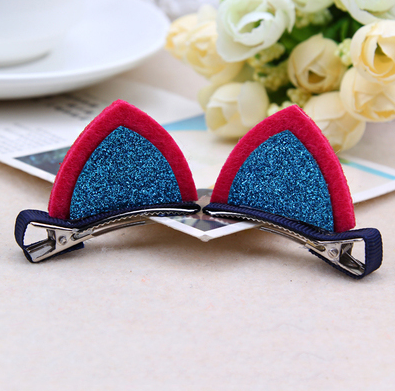 Lot Girls Barrettes Cute Cat Ears Hair Clip Kids Safety Headband Hairpin For Kids Hair Accessories — detail