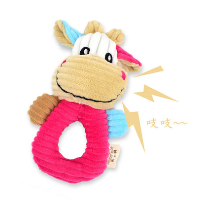Handshake plush doll cartoon puzzle pet plush toy — packaging