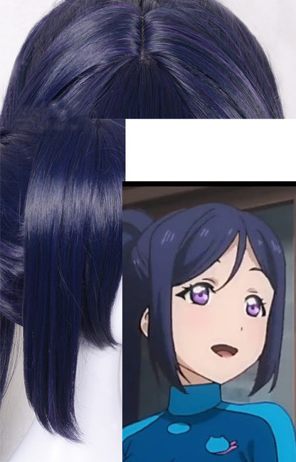 Matsuura Konan cosplay wig — back view
