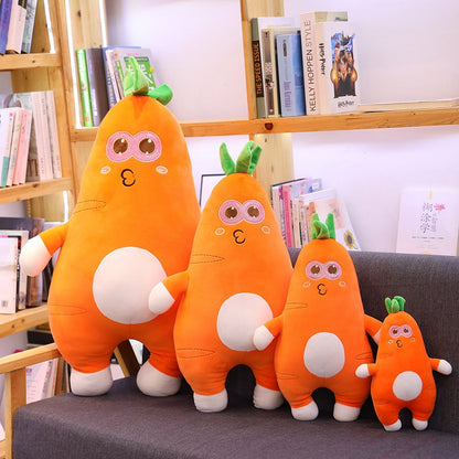 Carrot baby plush plant pillow | Magic Stories