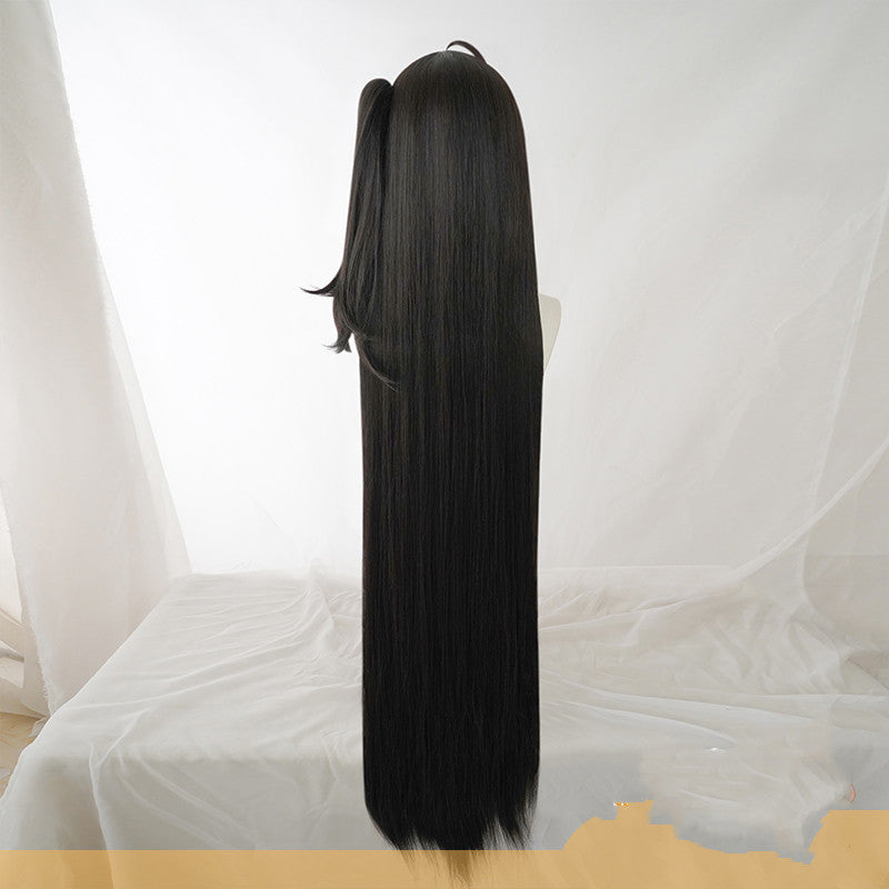 Dress cosplay wig fake hair — back view