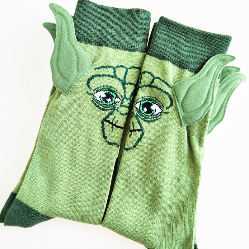 Men's Novelty Sports Socks — back view