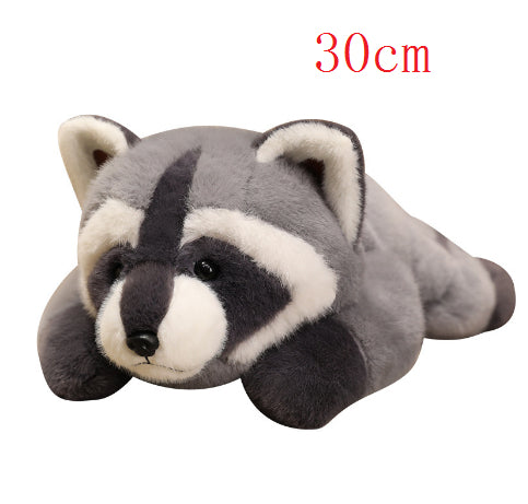 Cute Lying Raccoon Plush Doll | Magic Stories