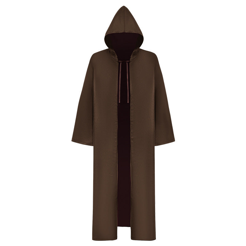 Halloween Gown Cosplay Costume Cloak — scale reference