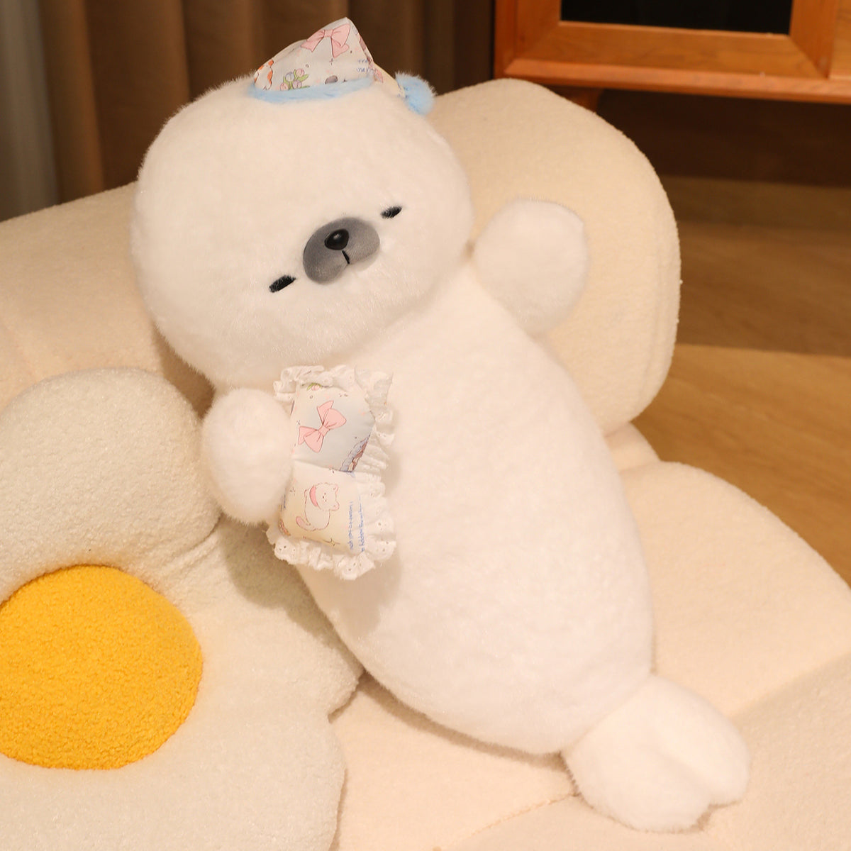 Cute Lying-seal Plush Toy Soft Sea Otter | Magic Stories